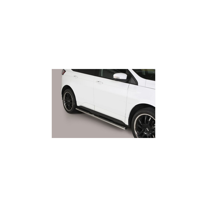 Side Steps, Misutonida 4x4 Oval Grand Pedana, Color Black, Ford Edge 2016 - 2018 - EDK.ro