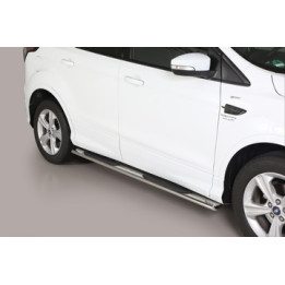 Side Steps, Misutonida 4x4 Oval Grand Step, Color Black, Ford Kuga - EDK.ro