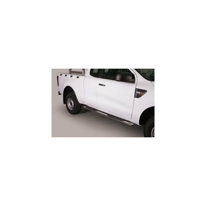 Praguri Laterale, Misutonida 4x4 Oval Grand Pedana, Culoare Negru, Ford Ranger 2012 - Prezent - EDK.ro