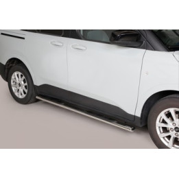 Side Steps, Misutonida 4x4 Oval Grand Pedana, Color Silver, Ford Transit Courier - EDK.ro