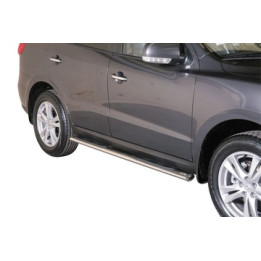 Praguri Laterale, Misutonida 4x4 Oval Grand Pedana, Culoare Argintiu, Hyundai Santa Fe - EDK.ro