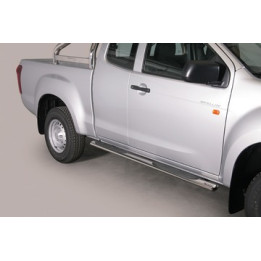 Praguri Laterale, Misutonida 4x4 Oval Grand Pedana, Culoare Negru, Isuzu D-Max 2012 - 2019 - EDK.ro