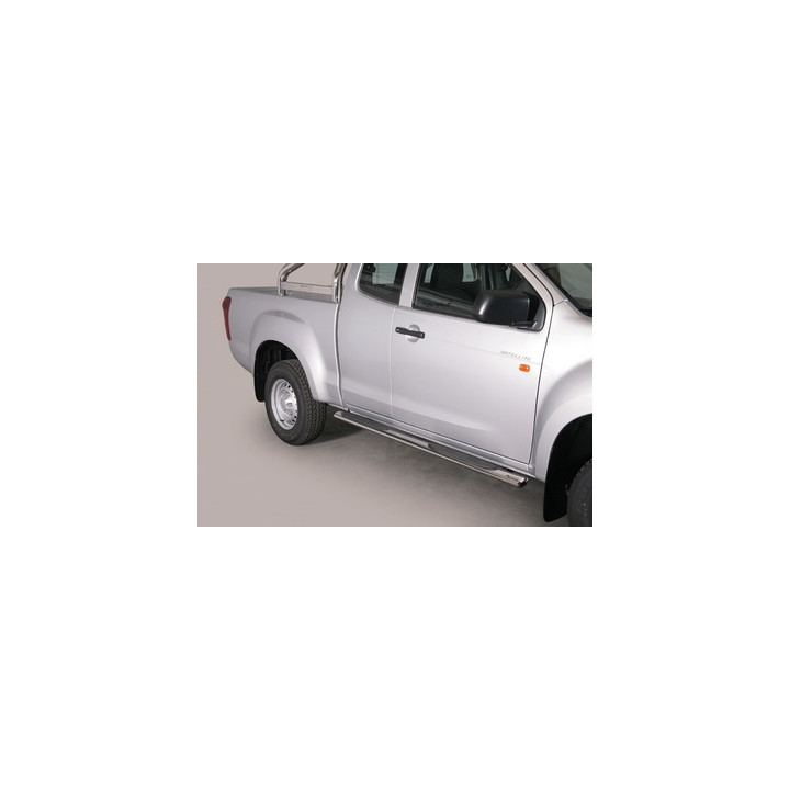 Side Steps, Misutonida 4x4 Oval Grand Pedana, Color Black, Isuzu D-Max 2012 - 2019 - EDK.ro