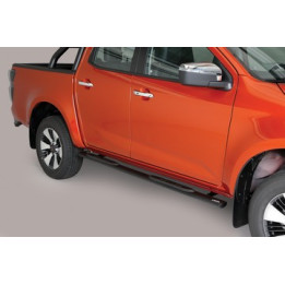 Side Steps, Misutonida 4x4 Oval Grand Pedana, Color Black, Isuzu D-Max 2024 - Present - EDK.ro