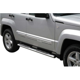 Praguri Laterale, Misutonida 4x4 Oval Grand Pedana, Culoare Negru, Jeep Cherokee 2008 - 2013 - EDK.ro