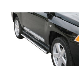 Praguri Laterale, Misutonida 4x4 Oval Grand Step, Culoare Argintiu, Jeep Compass - EDK.ro