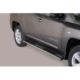 Praguri Laterale, Misutonida 4x4 Oval Grand Footboard, Culoare Negru, Jeep Compass - EDK.ro