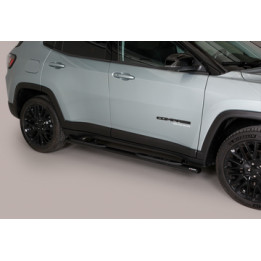 Praguri Laterale, Misutonida 4x4 Oval Grand Pedana, Culoare Negru, Jeep Compass - EDK.ro