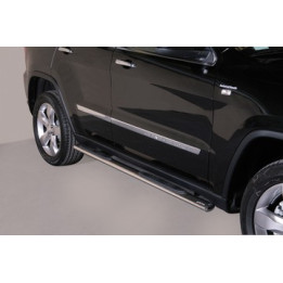 Praguri Laterale, Misutonida 4x4 Oval Grand Pedana, Culoare Argintiu, Jeep Grand Cherokee - EDK.ro