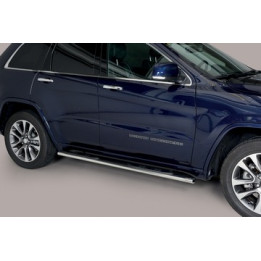 Praguri Laterale, Misutonida 4x4 Oval Grand Pedana, Culoare Argintiu, Jeep Grand Cherokee - EDK.ro