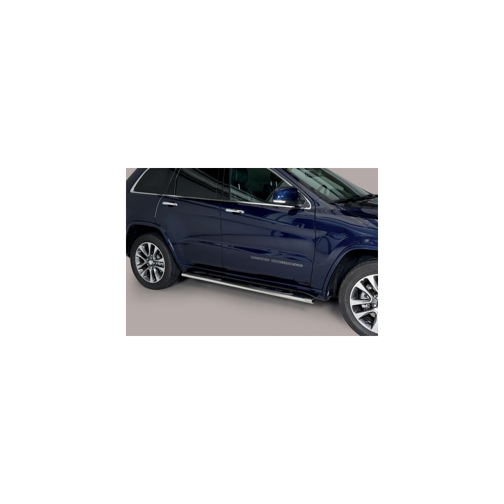 Side Steps, Misutonida 4x4 Oval Grand Pedana, Color Silver, Jeep Grand Cherokee - EDK.ro
