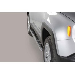 Side Steps, Misutonida 4x4 Oval Grand Pedana, Color Black, Jeep Renegade - EDK.ro
