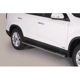 Side Steps, Misutonida 4x4 Oval Grand Pedana, Color Silver, Kia Sorento 2012 - 2015 - EDK.ro