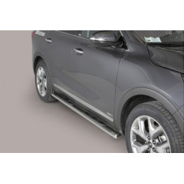 Side Steps, Misutonida 4x4 Oval Grand Pedana, Color Black, Kia Sorento 2015 - 2018 - EDK.ro