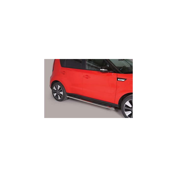 Praguri Laterale, Misutonida 4x4 Oval Grand Pedana, Culoare Negru, Kia Soul - EDK.ro