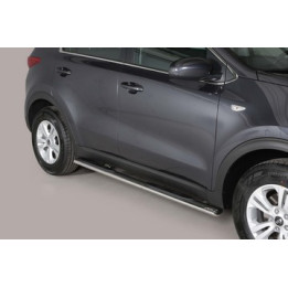 Praguri Laterale, Misutonida 4x4 Oval Grand Pedana, Culoare Argintiu, Kia Sportage - EDK.ro
