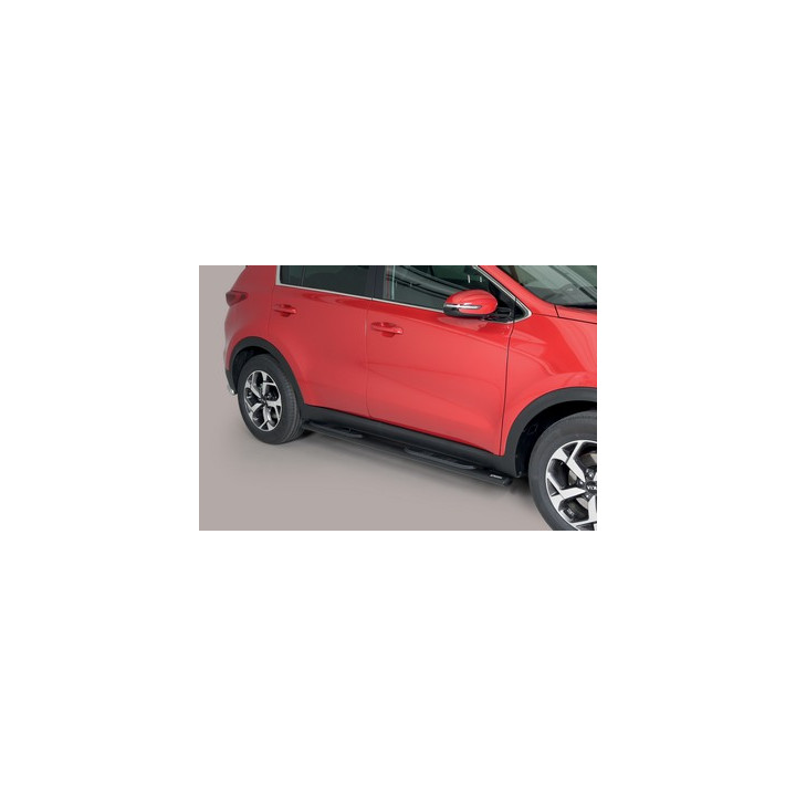 Praguri Laterale, Misutonida 4x4 Oval Grand Pedana, Culoare Negru, Kia Sportage - EDK.ro