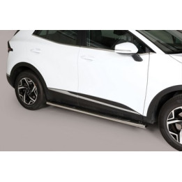 Praguri Laterale, Misutonida 4x4 Oval Grand Pedana, Culoare Argintiu, Kia Sportage 2022 - Prezent - EDK.ro