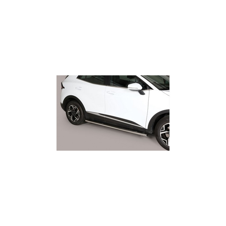 Praguri Laterale, Misutonida 4x4 Oval Grand Pedana, Culoare Argintiu, Kia Sportage - EDK.ro