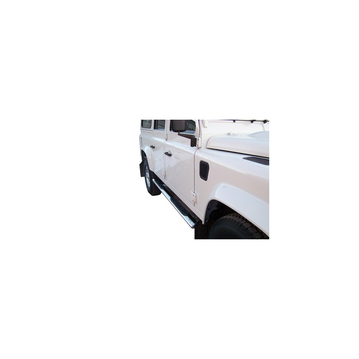 Side Steps, Misutonida 4x4 Oval Grand Pedana, Color Silver, Land Rover Defender - EDK.ro