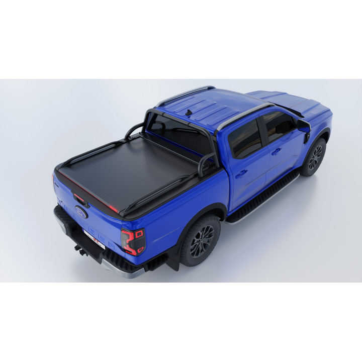 Manual Roll Top Tonneau Bed Cover, Tessera 4x4 Roll+, Ford Ranger Limited Double Cab 2023 - Present - EDK.ro
