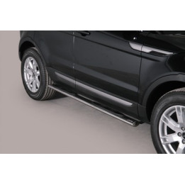Praguri Laterale, Misutonida 4x4 Oval Grand Pedana, Culoare Negru, Land Rover Range Rover Evoque - EDK.ro