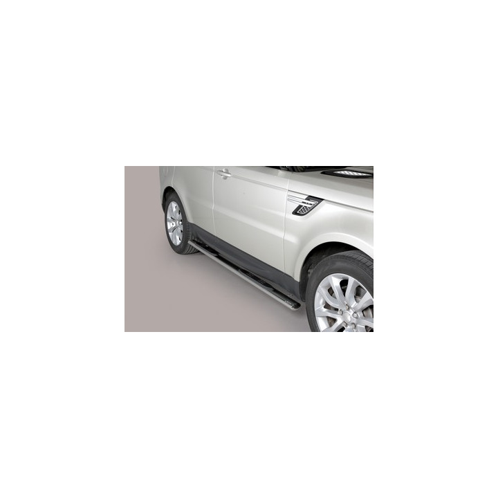 Praguri Laterale, Misutonida 4x4 Oval Grand Pedana, Culoare Argintiu, Land Rover Range Rover Sport - EDK.ro