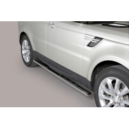 Side Steps, Misutonida 4x4 Oval Grand Pedana, Color Black, Land Rover Range Rover Sport - EDK.ro