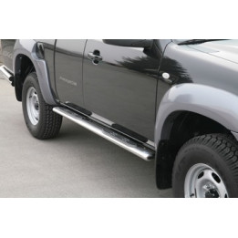 Side Steps, Misutonida 4x4 Oval Grand Pedana, Color Silver, Mazda BT-50 - EDK.ro