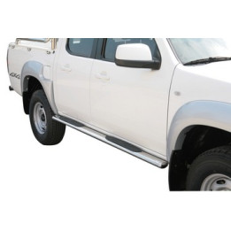 Side Steps, Misutonida 4x4 Oval Grand Pedana, Color Silver, Mazda BT-50 - EDK.ro