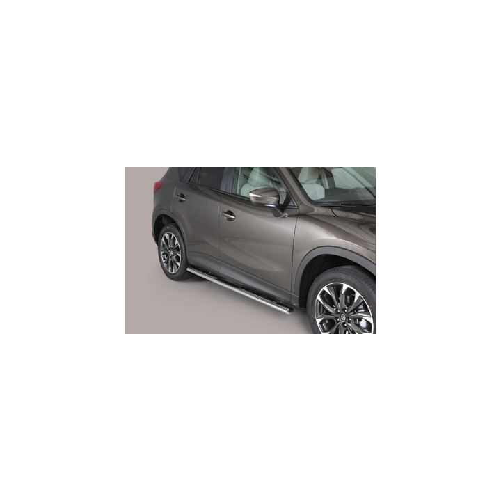 Praguri Laterale, Misutonida 4x4 Oval Grand Pedana, Culoare Argintiu, Mazda CX5 - EDK.ro