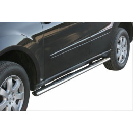 Side Steps, Misutonida 4x4 Oval Grand Pedana, Color Silver, Mercedes-Benz ML - EDK.ro
