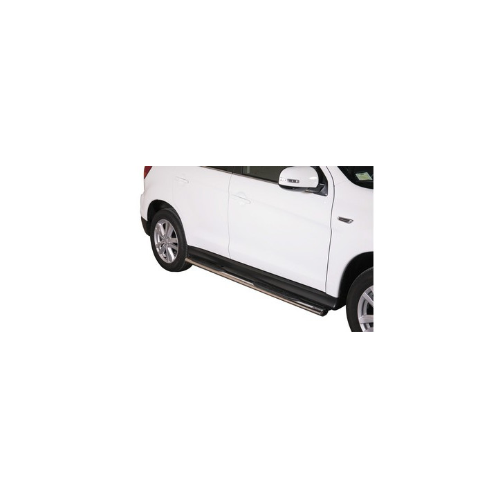 Praguri Laterale, Misutonida 4x4 Oval Grand Pedana, Culoare Negru, Mitsubishi ASX 2010 - Prezent - EDK.ro
