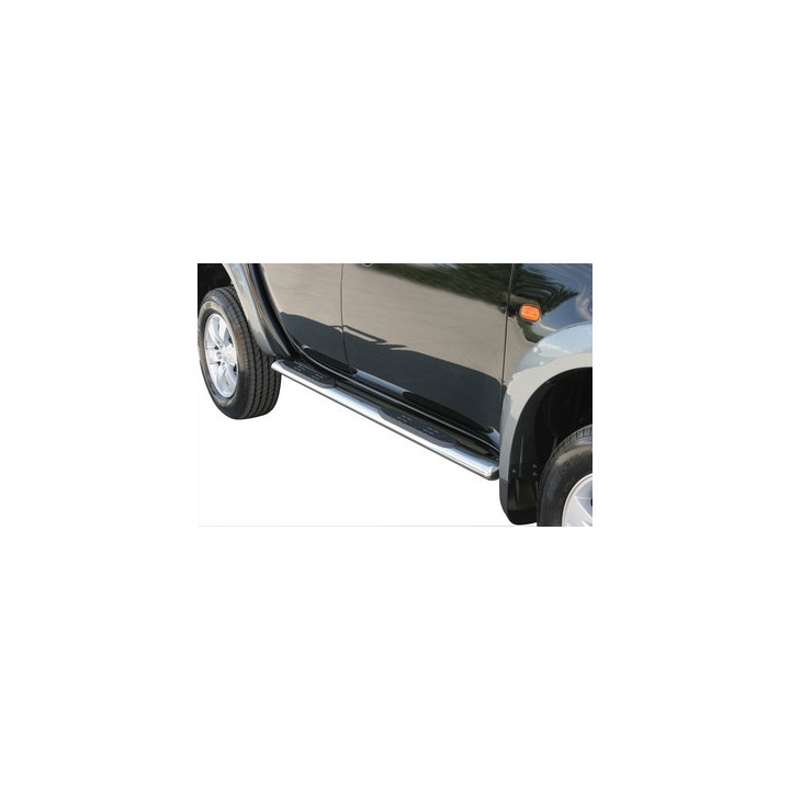 Side Steps, Misutonida 4x4 Oval Grand Pedana, Color Silver, Mitsubishi L200 2006 - 2009 - EDK.ro