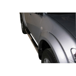 Side Steps, Misutonida 4x4 Oval Grand Pedana, Color Silver, Mitsubishi L200 2010 - 2015 - EDK.ro