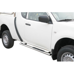Side Steps, Misutonida 4x4 Oval Grand Pedana, Color Black, Mitsubishi L200 2010 - 2015 - EDK.ro