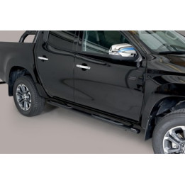 Side Steps, Misutonida 4x4 Oval Grand Pedana, Color Black, Mitsubishi L200 2019 - Present - EDK.ro