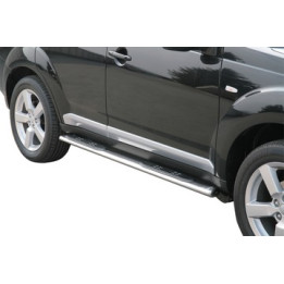 Side Steps, Misutonida 4x4 Oval Grand Pedana, Color Silver, Mitsubishi Outlander 2007 - 2009 - EDK.ro