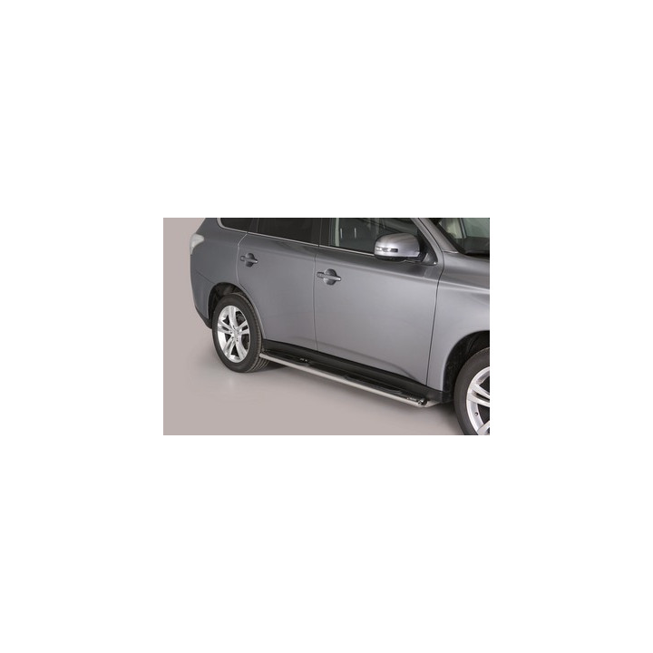 Praguri Laterale, Misutonida 4x4 Oval Grand Pedana, Culoare Negru, Mitsubishi Outlander - EDK.ro