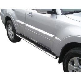 Praguri Laterale, Misutonida 4x4 Oval Grand Pedana, Culoare Negru, Mitsubishi Pajero 2015 - 2021 - EDK.ro