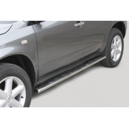 Praguri Laterale, Misutonida 4x4 Oval Grand Pedana, Culoare Argintiu, Nissan Murano 2005 - 2008 - EDK.ro