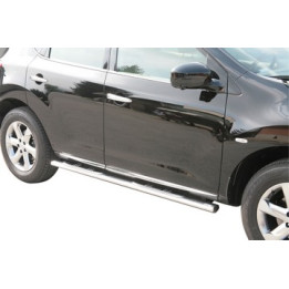 Side Steps, Misutonida 4x4 Oval Grand Pedana, Color Silver, Nissan Murano 2008 - 2014 - EDK.ro