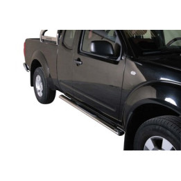 Praguri Laterale, Misutonida 4x4 Oval Grand Step, Culoare Argintiu, Nissan Navara 2005 - 2010 - EDK.ro