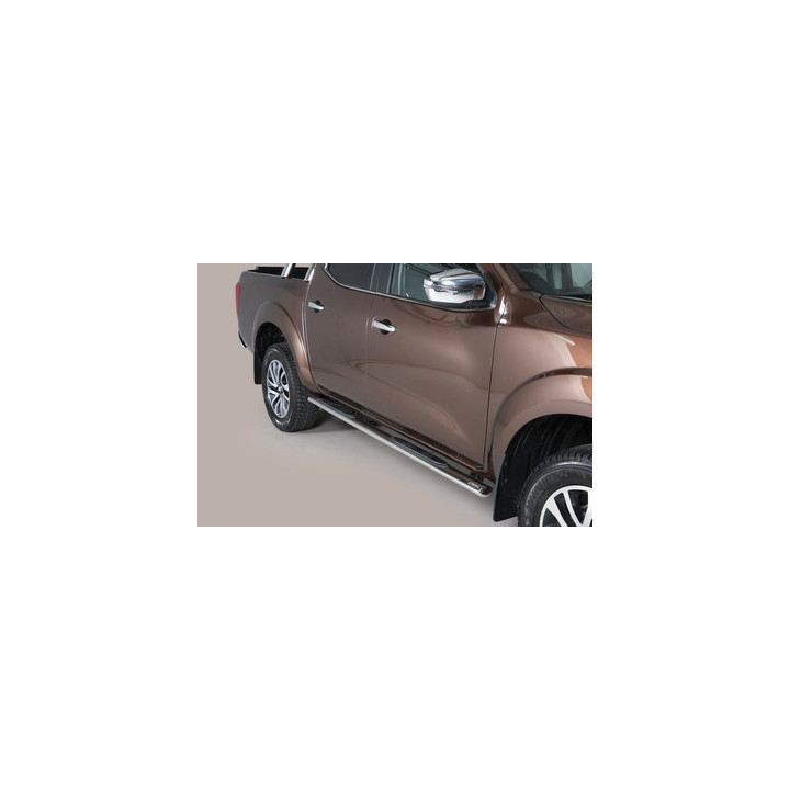 Side Steps, Misutonida 4x4 Oval Grand Pedana, Color Black, Nissan Navara 2016 - Present - EDK.ro