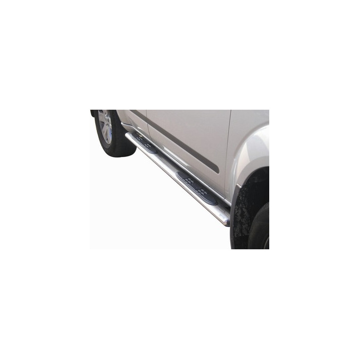 Praguri Laterale, Misutonida 4x4 Oval Grand Pedana, Culoare Argintiu, Nissan Pathfinder 2005 - 2011 - EDK.ro