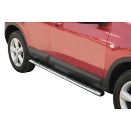 Praguri Laterale, Misutonida 4x4 Oval Grand Pedana, Culoare Negru, Nissan Qashqai 2007 - 2010 - EDK.ro