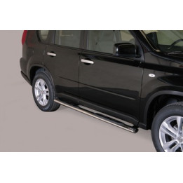 Side Steps, Misutonida 4x4 Oval Grand Step, Color Silver, Nissan X-Trail - EDK.ro
