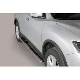 Praguri Laterale, Misutonida 4x4 Oval Grand Step, Culoare Argintiu, Nissan X-Trail - EDK.ro