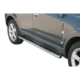 Side Steps, Misutonida 4x4 Oval Grand Pedana, Color Silver, Opel Antara 2007 - 2011 - EDK.ro