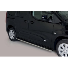 Side Steps, Misutonida 4x4 Oval Grand Pedana, Color Silver, Opel Combo - EDK.ro